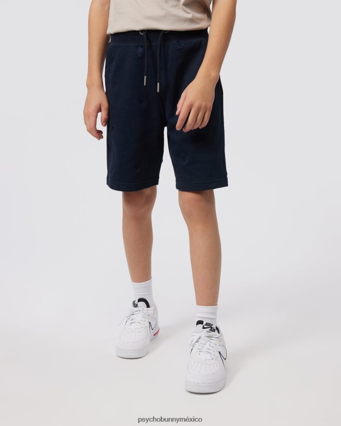 sudadera corta con bordado de woad para niños ArmadaR46422604 Psycho Bunny