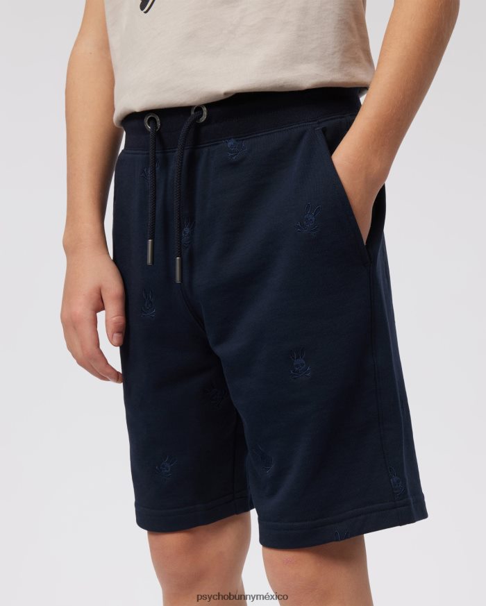 sudadera corta con bordado de woad para niños ArmadaR46422604 Psycho Bunny