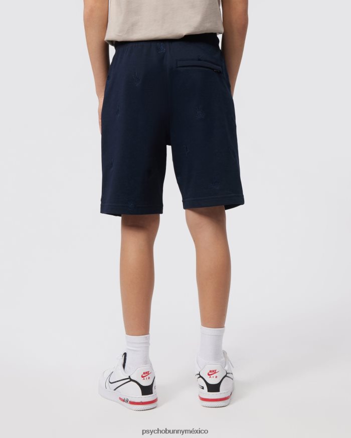 sudadera corta con bordado de woad para niños ArmadaR46422604 Psycho Bunny