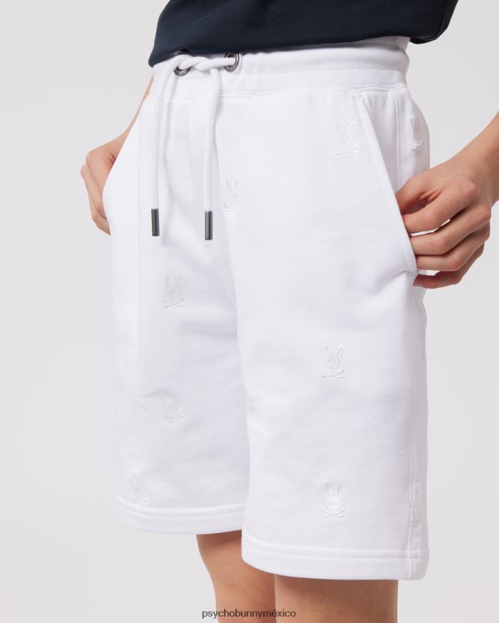 sudadera corta con bordado de woad para niños blancoR46422603 Psycho Bunny