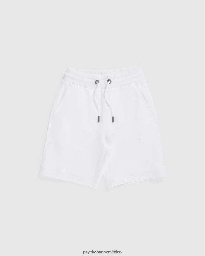 sudadera corta con bordado de woad para niños blancoR46422603 Psycho Bunny