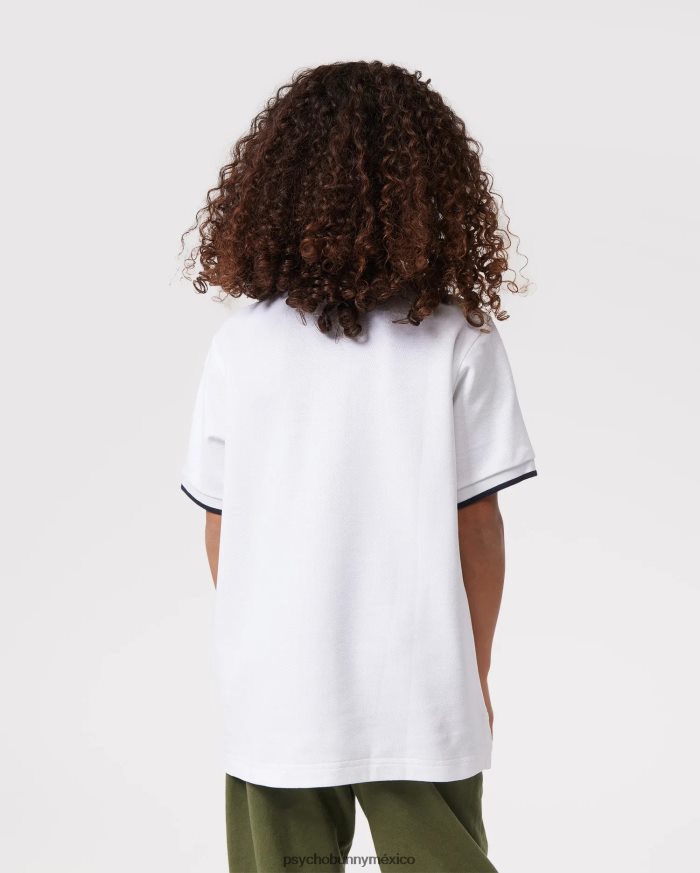 polo de moda alva piqué para niños blancoR46422535 Psycho Bunny