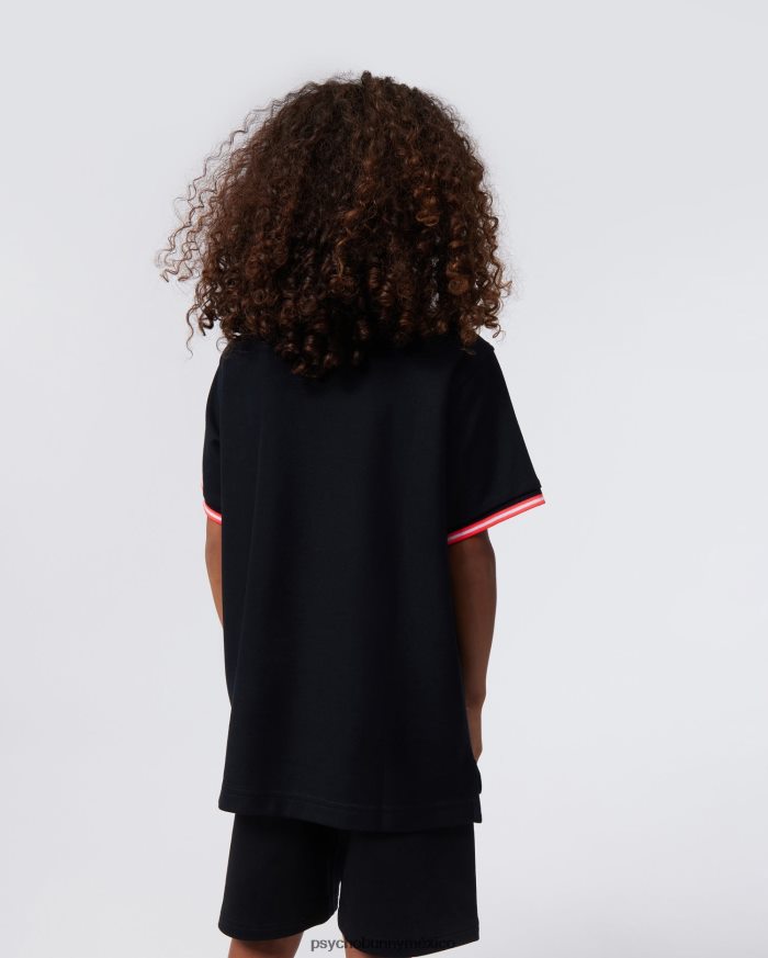 polo de moda bordado gresham para niños negroR46422551 Psycho Bunny