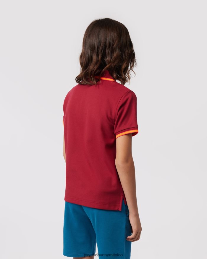 polo de moda bordado gresham para niños río rojoR46422550 Psycho Bunny