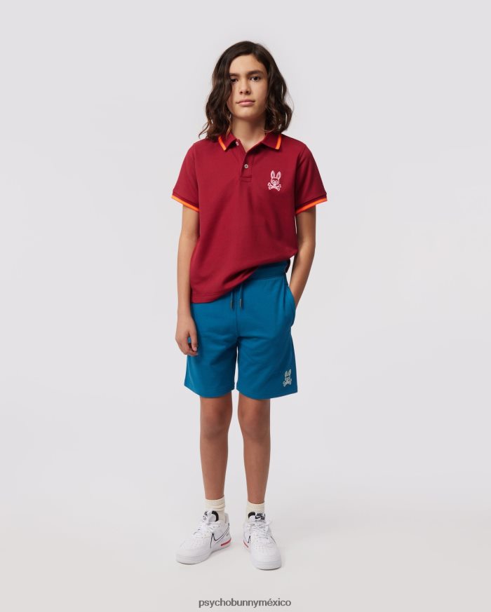 polo de moda bordado gresham para niños río rojoR46422550 Psycho Bunny