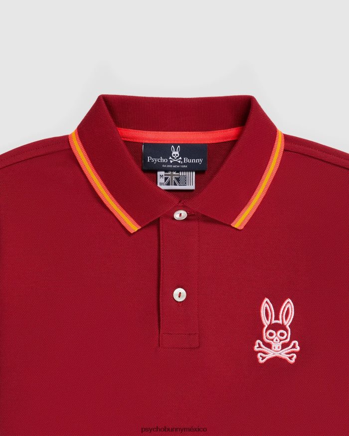 polo de moda bordado gresham para niños río rojoR46422550 Psycho Bunny