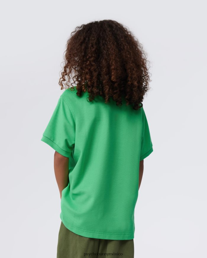 polo de moda coda para niños césped verdeR46422545 Psycho Bunny