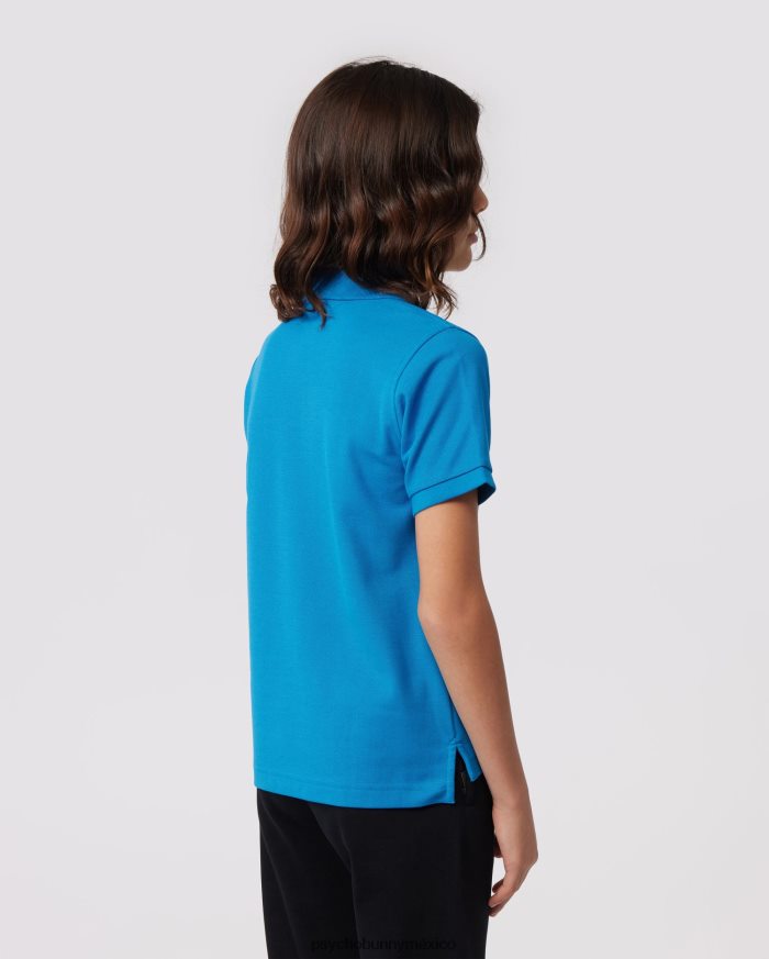polo de moda copa para niños azul de delftR46422548 Psycho Bunny