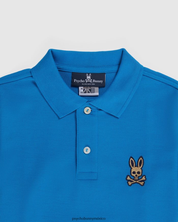 polo de moda copa para niños azul de delftR46422548 Psycho Bunny