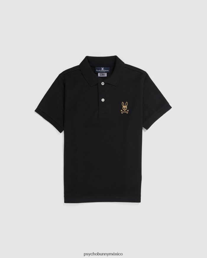 polo de moda copa para niños negroR46422547 Psycho Bunny