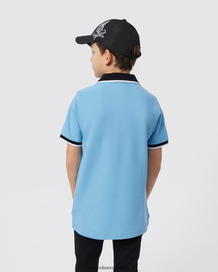 polo de moda de piqué de sarga para niños cielo de montanaR46422529 Psycho Bunny