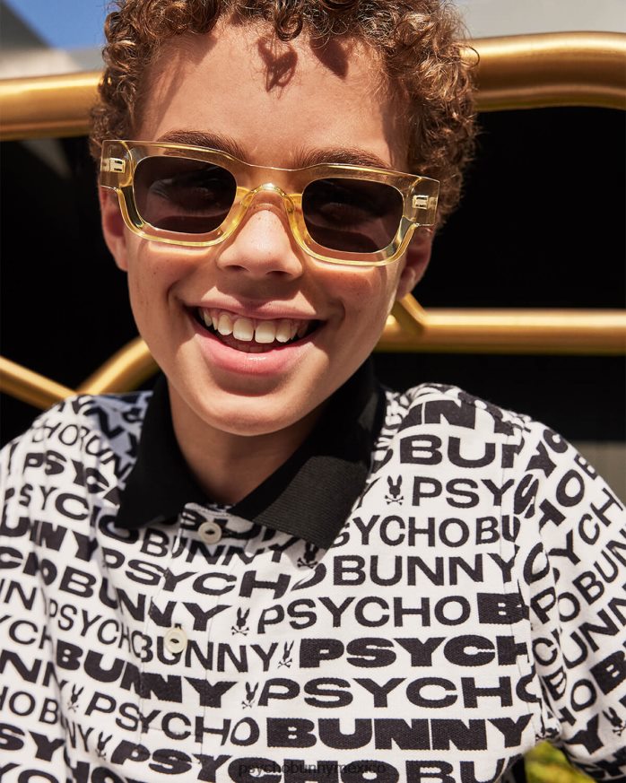 polo de moda flagler para niños blancoR46422538 Psycho Bunny