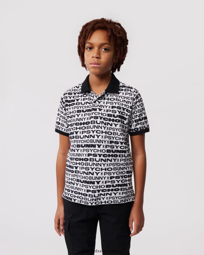 polo de moda flagler para niños blancoR46422538 Psycho Bunny