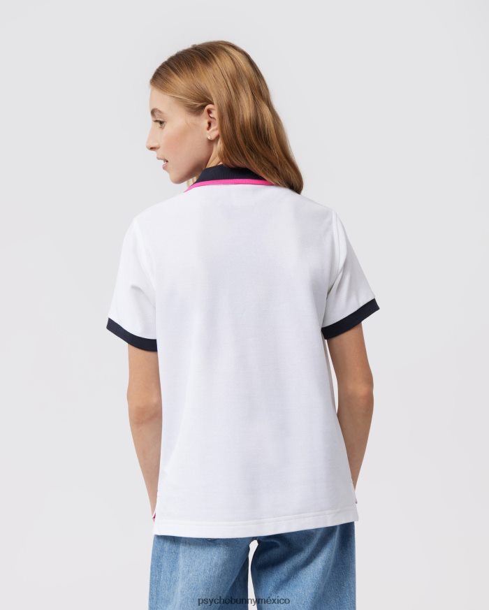 polo de moda kay para niños blancoR46422539 Psycho Bunny