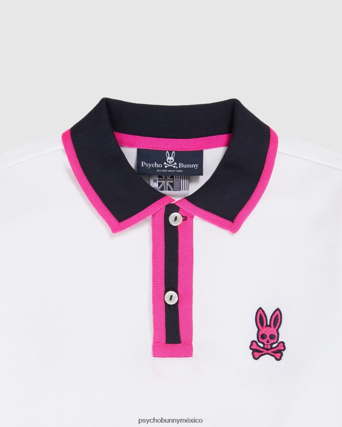 polo de moda kay para niños blancoR46422539 Psycho Bunny