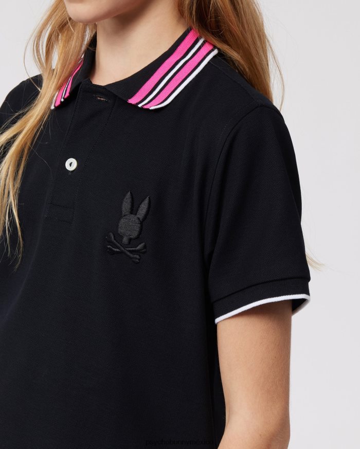 polo de moda newell para niños negroR46422544 Psycho Bunny