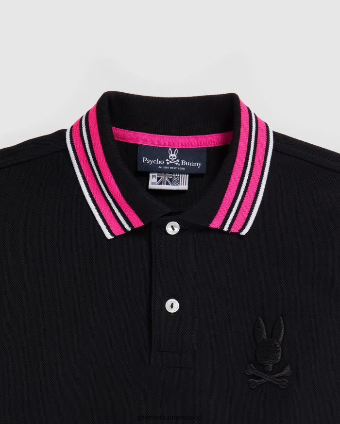 polo de moda newell para niños negroR46422544 Psycho Bunny