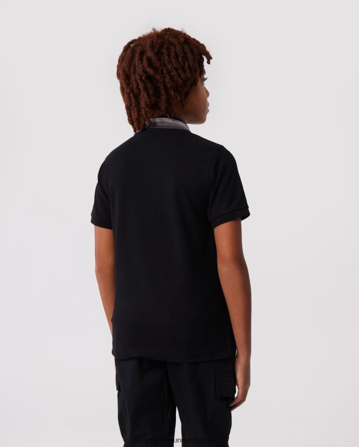 polo de moda para niños calle negroR46422541 Psycho Bunny