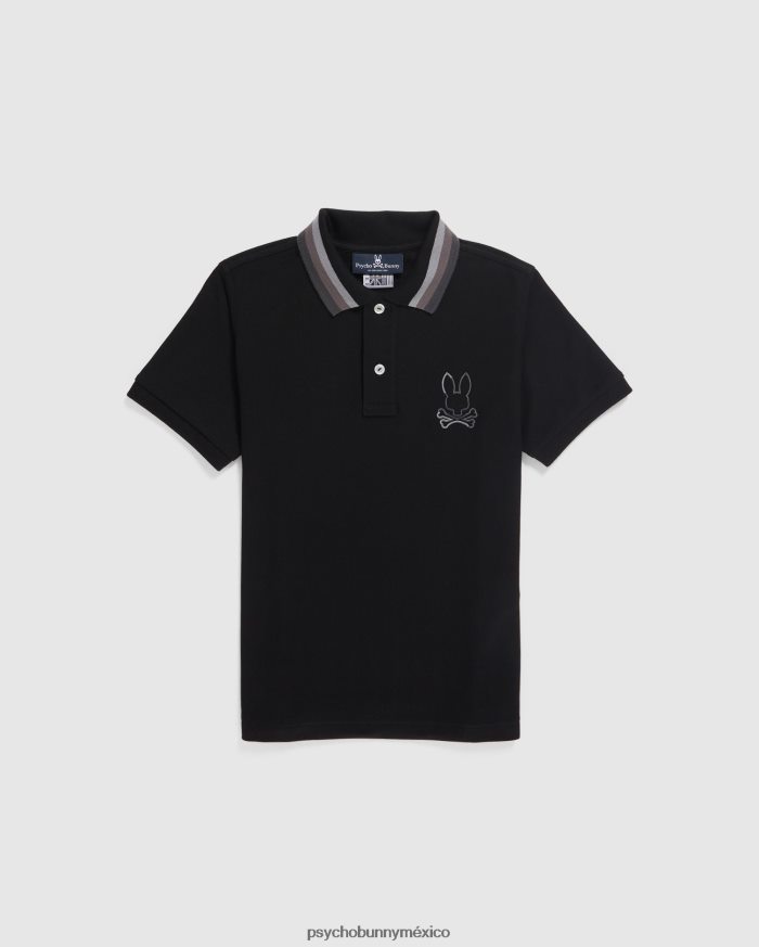 polo de moda para niños calle negroR46422541 Psycho Bunny
