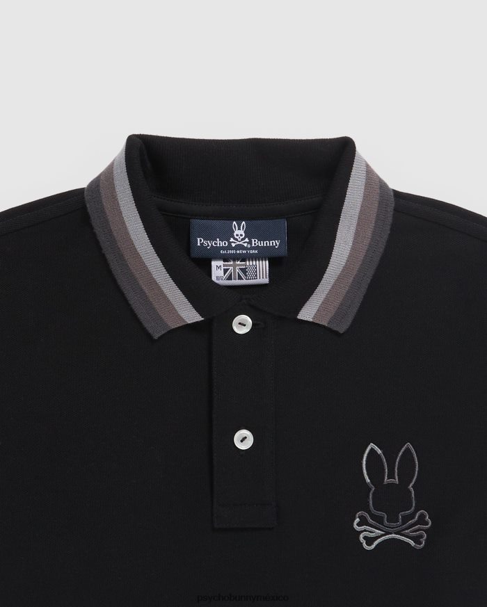 polo de moda para niños calle negroR46422541 Psycho Bunny
