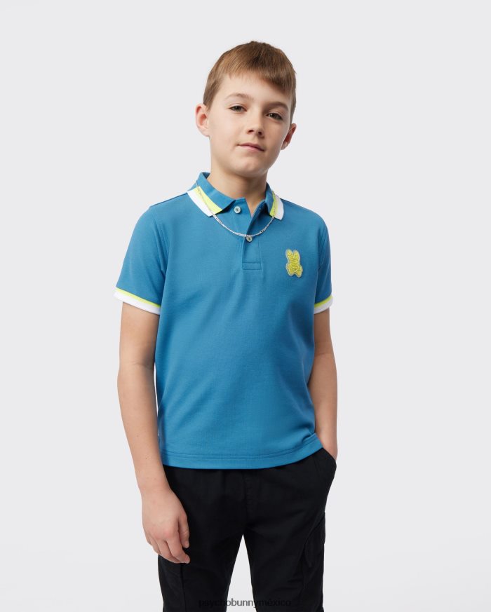 polo de moda pisani piqué niños azul yaleR46422533 Psycho Bunny