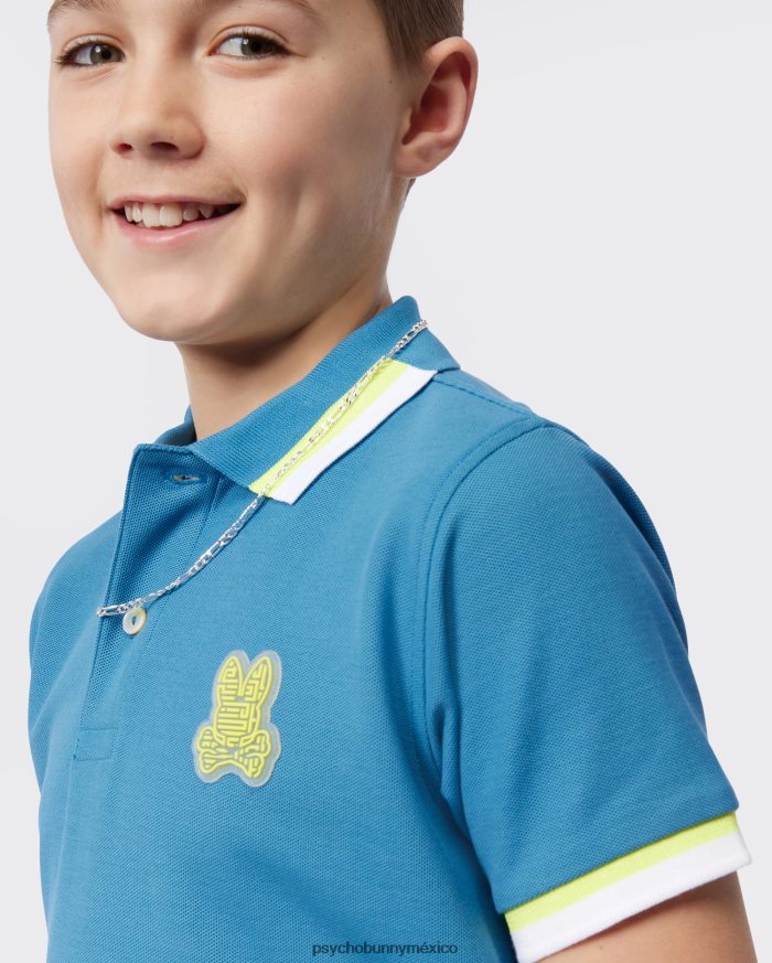 polo de moda pisani piqué niños azul yaleR46422533 Psycho Bunny