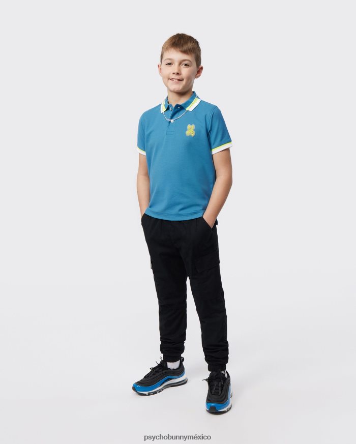 polo de moda pisani piqué niños azul yaleR46422533 Psycho Bunny