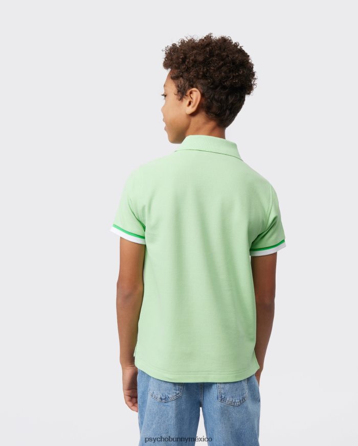 polo de moda pisani piqué niños menta heladaR46422531 Psycho Bunny