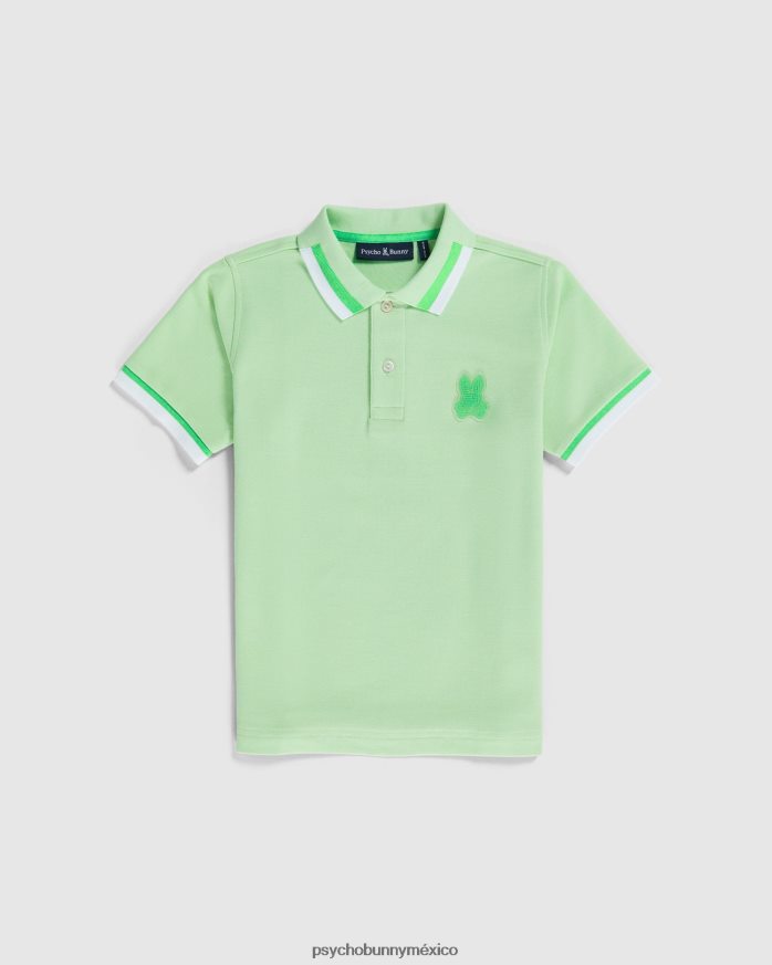 polo de moda pisani piqué niños menta heladaR46422531 Psycho Bunny
