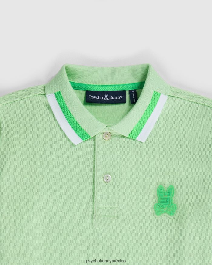 polo de moda pisani piqué niños menta heladaR46422531 Psycho Bunny