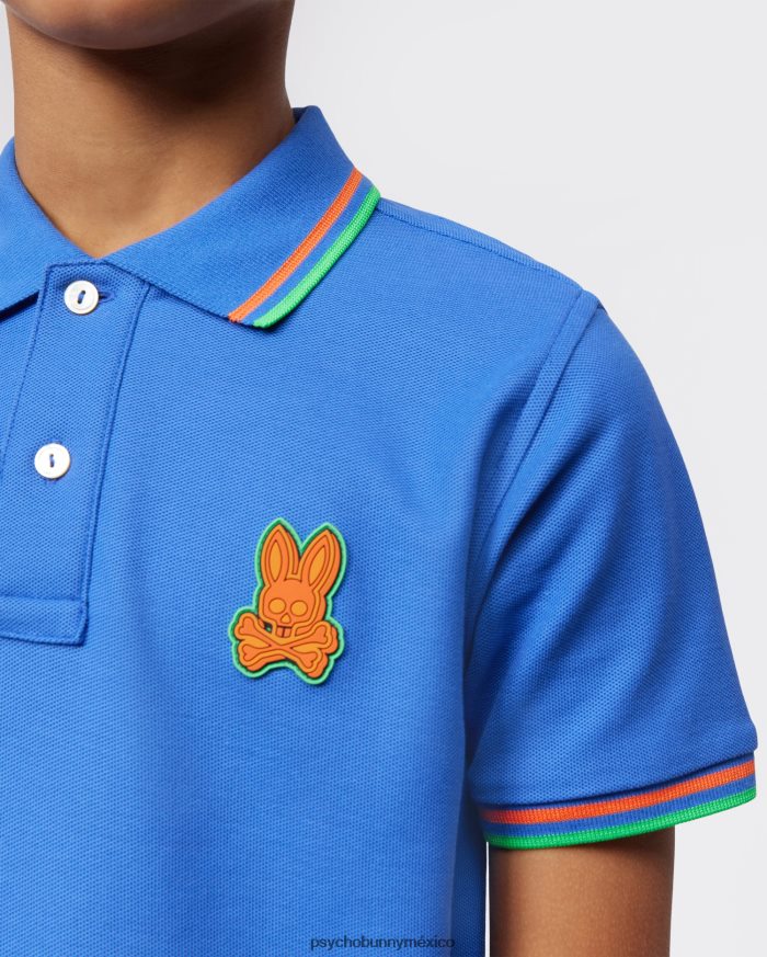 polo moda piqué bancos niños azul brillanteR46422530 Psycho Bunny