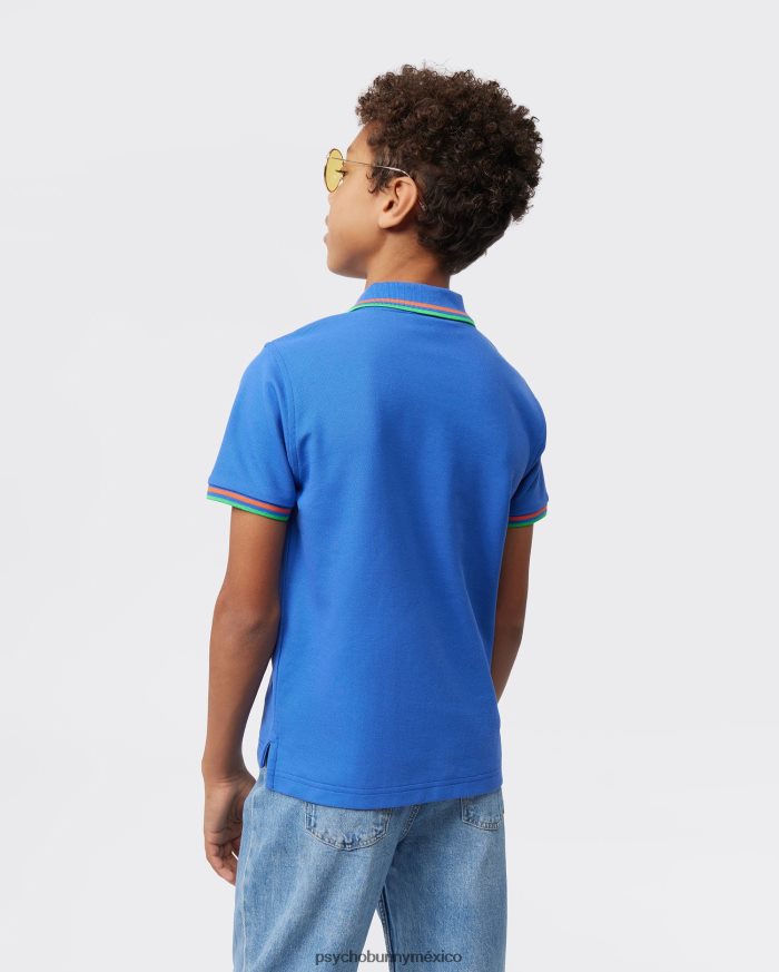 polo moda piqué bancos niños azul brillanteR46422530 Psycho Bunny