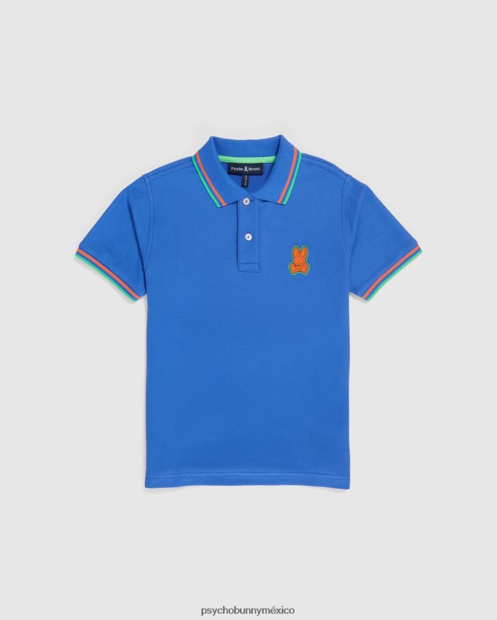 polo moda piqué bancos niños azul brillanteR46422530 Psycho Bunny
