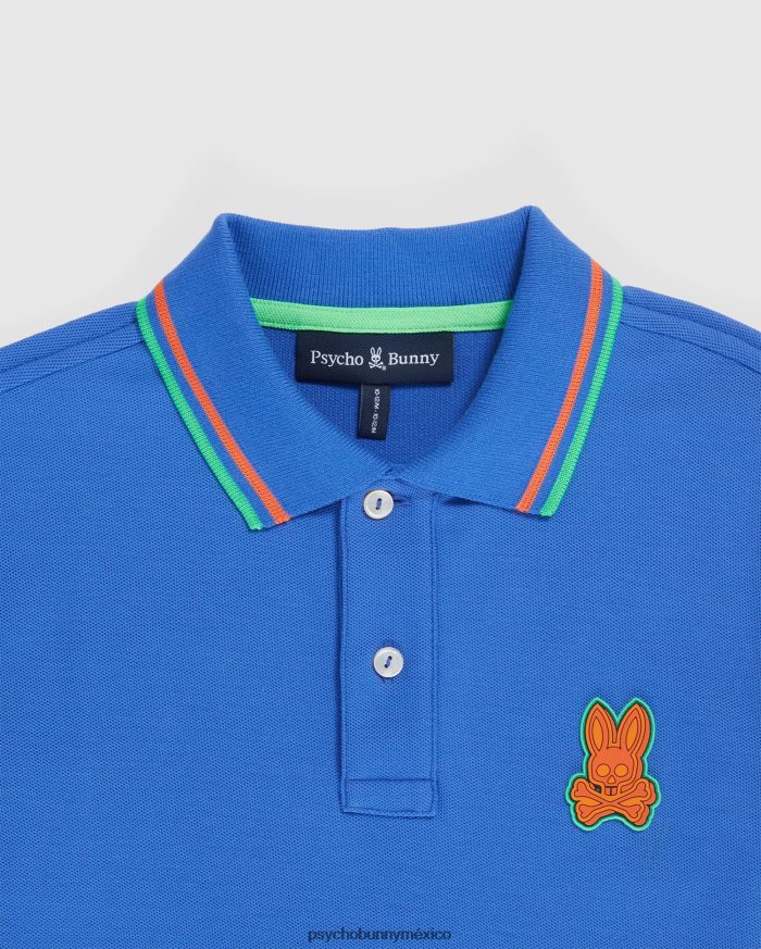 polo moda piqué bancos niños azul brillanteR46422530 Psycho Bunny