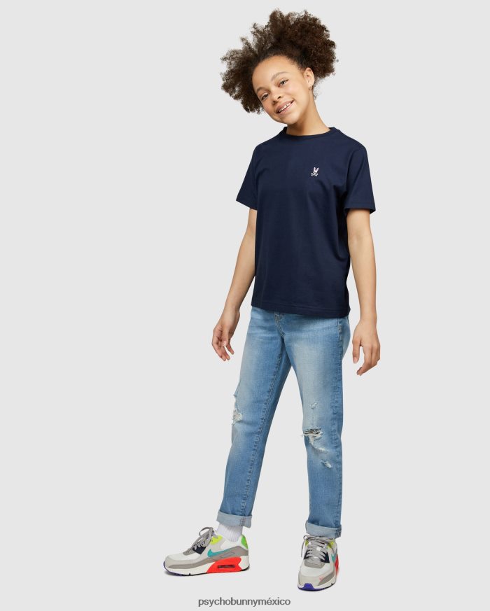 camiseta clásica con cuello redondo para niños ArmadaR46422598 Psycho Bunny