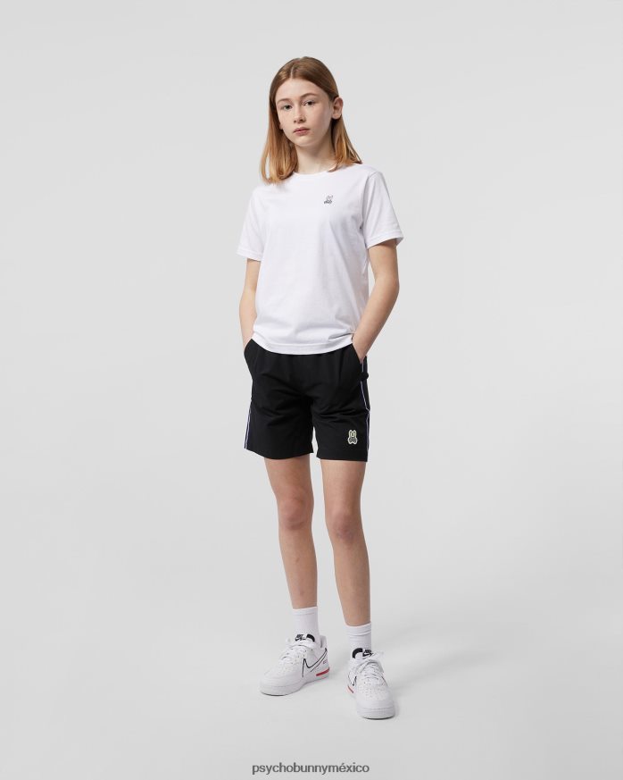 camiseta clásica con cuello redondo para niños blancoR46422577 Psycho Bunny