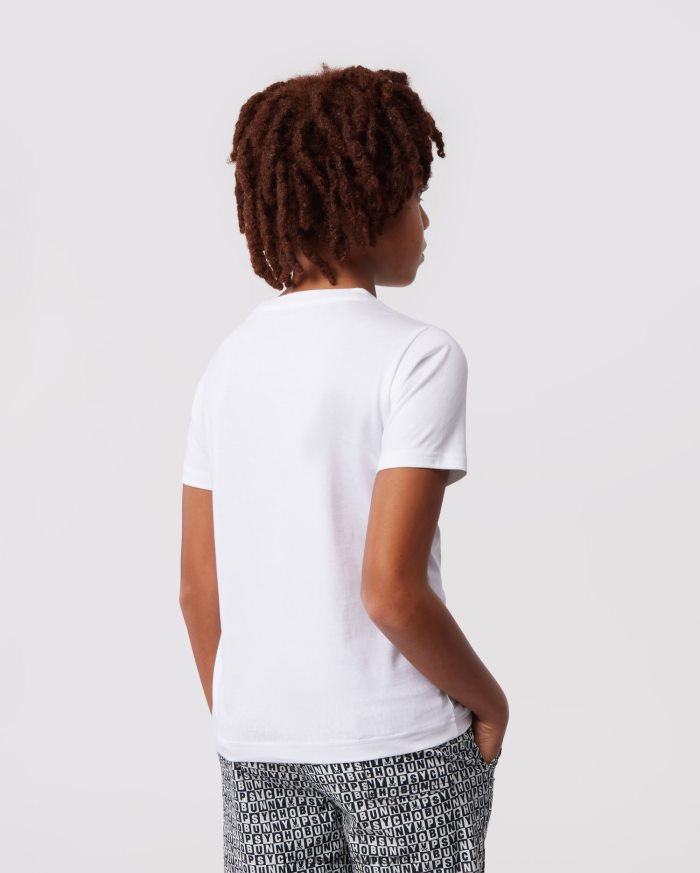 camiseta con estampado de conejito meyer para niños blancoR46422574 Psycho Bunny