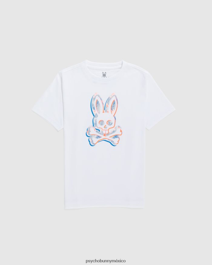 camiseta con estampado de conejito meyer para niños blancoR46422574 Psycho Bunny