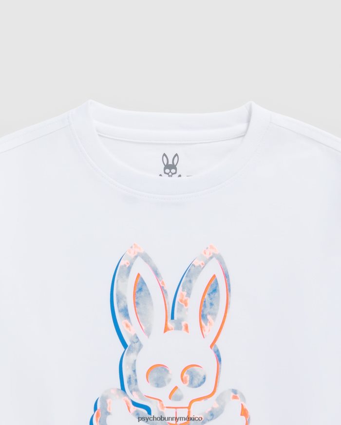 camiseta con estampado de conejito meyer para niños blancoR46422574 Psycho Bunny
