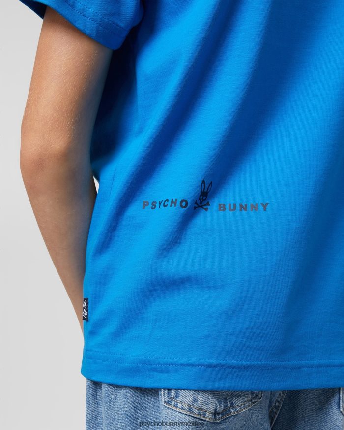 camiseta con gráfico copa para niños azul de delftR46422589 Psycho Bunny
