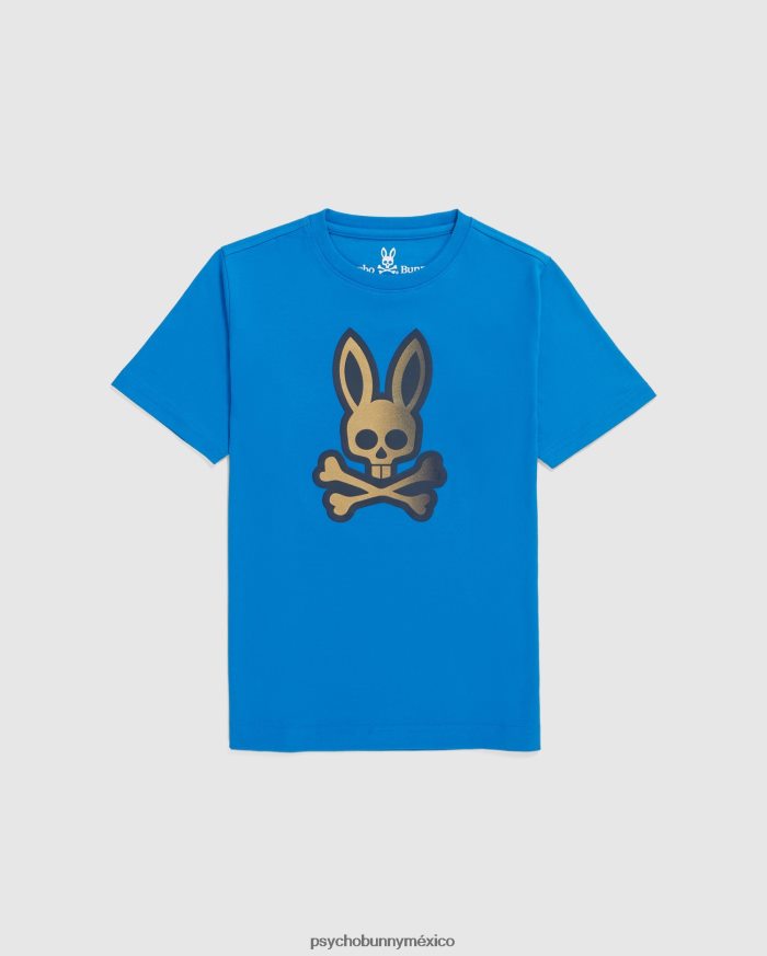 camiseta con gráfico copa para niños azul de delftR46422589 Psycho Bunny