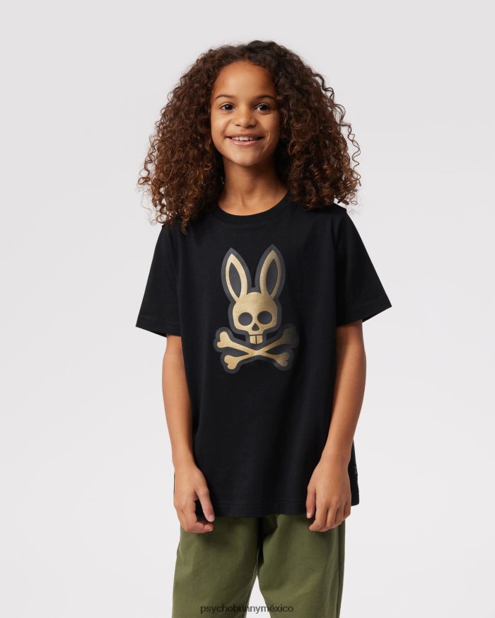 camiseta con gráfico copa para niños negroR46422594 Psycho Bunny