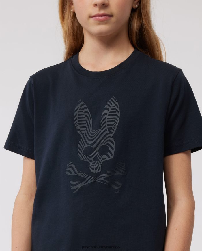 camiseta con gráfico de borde para niños ArmadaR46422558 Psycho Bunny