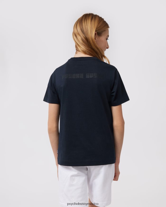 camiseta con gráfico de borde para niños ArmadaR46422558 Psycho Bunny