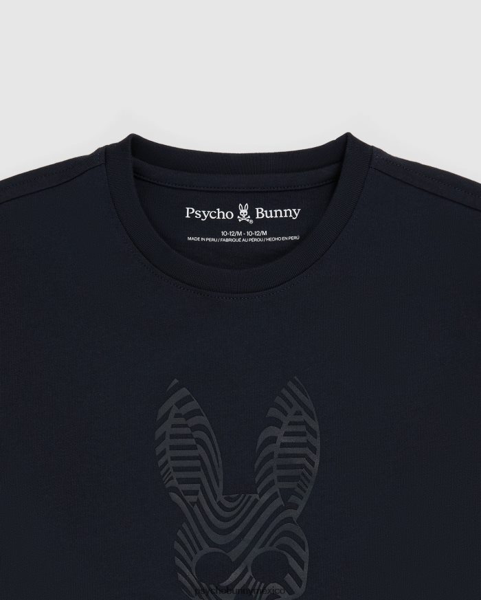 camiseta con gráfico de borde para niños ArmadaR46422558 Psycho Bunny