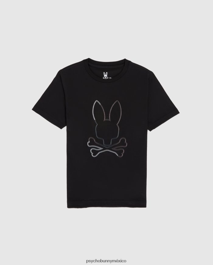 camiseta con gráfico de calle para niños negroR46422573 Psycho Bunny