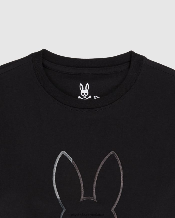 camiseta con gráfico de calle para niños negroR46422573 Psycho Bunny