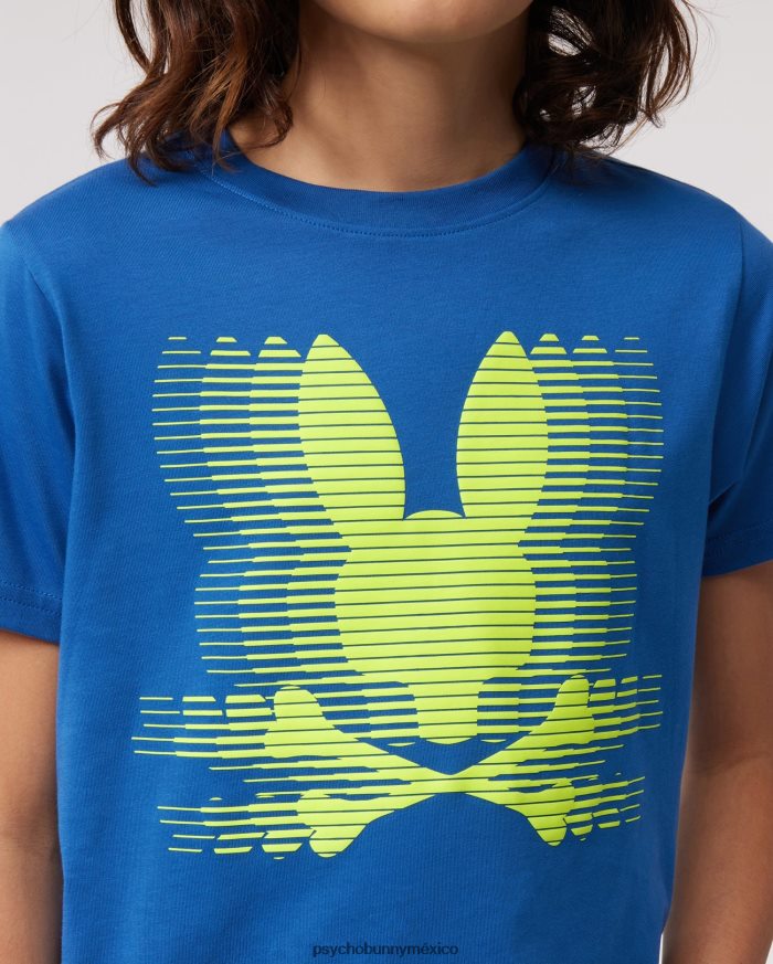 camiseta con gráfico de turing para niños azul niloR46422586 Psycho Bunny