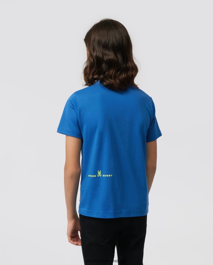 camiseta con gráfico de turing para niños azul niloR46422586 Psycho Bunny