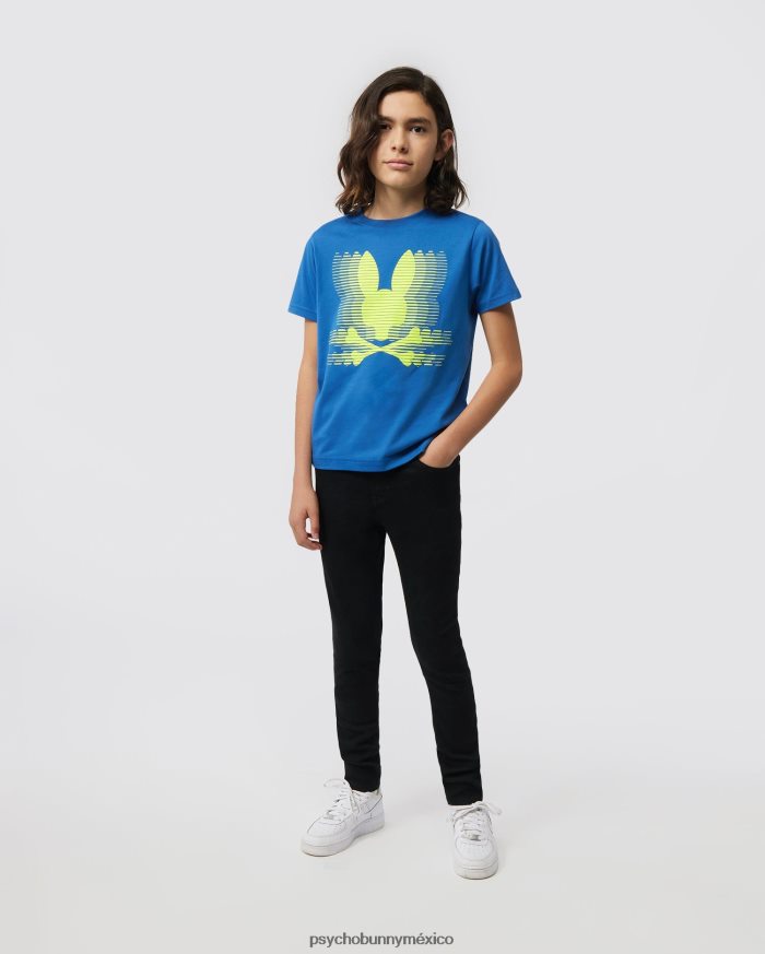 camiseta con gráfico de turing para niños azul niloR46422586 Psycho Bunny